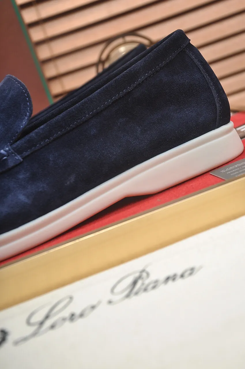 Men's shoes 💰400💶[𝐥𝐨𝐫𝐨 𝐏𝐢𝐚𝐧𝐚] [Couple model] High-end quality, affordable price, LP classic loafers, Italian treasure brand, the only brand that can match Hermès! Only after wearing it do we know that we can’t live up to our feet. Women’s code: 35-40 (customized sizes 34, 41, 42 are non-returnable) Men’s code: 38-44 (customized 45, 46, 47, 48 are non-refundable) Fabric: Customized imported cashmere Lining: Customized imported fetal cowhide Foot: Imported benzene-dyed calfskin Outsole: Exclusive original glass rubber outsole
